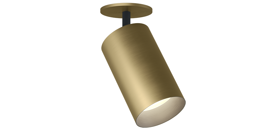 brass monopoint light